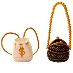 LOL Surprise Dolls OMG Doll Accessories SWAG $ Backpack and Royal Bee Purse